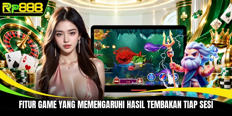 Fitur game yang memengaruhi hasil tembakan tiap sesi
