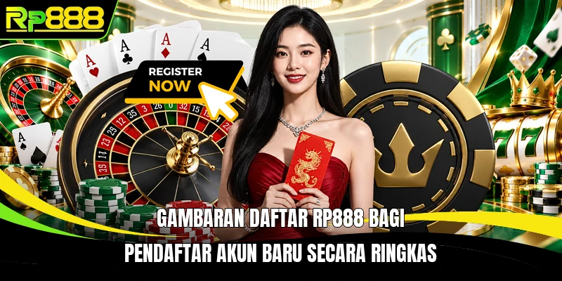 Gambaran Daftar RP888 bagi pendaftar akun baru secara ringkas